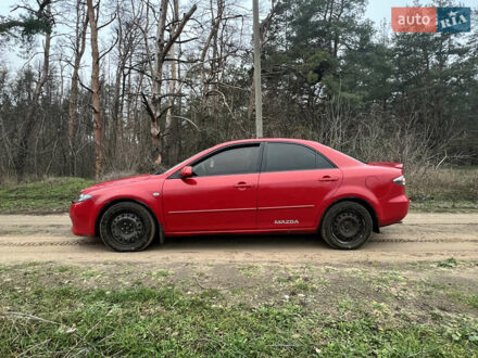 Красный Мазда 6, объемом двигателя 2 л и пробегом 377 тыс. км за 5400 $, фото 1 на Automoto.ua