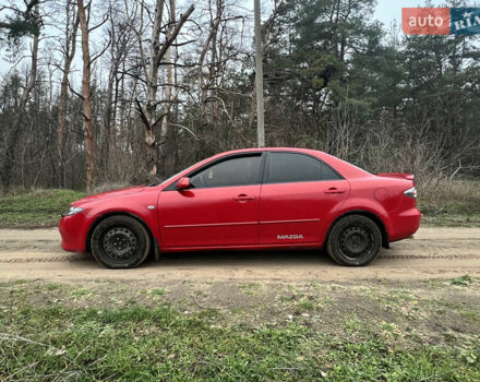 Красный Мазда 6, объемом двигателя 2 л и пробегом 377 тыс. км за 5400 $, фото 1 на Automoto.ua