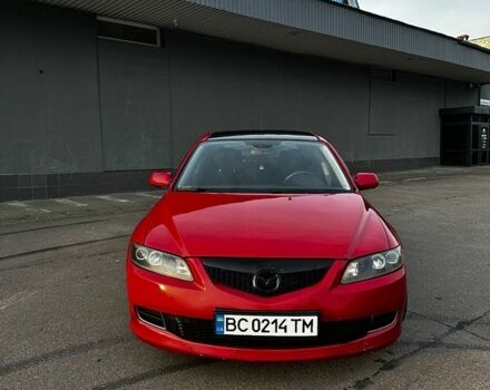 Красный Мазда 6, объемом двигателя 2 л и пробегом 290 тыс. км за 3700 $, фото 1 на Automoto.ua