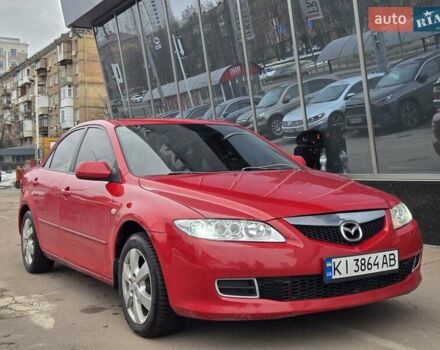 Красный Мазда 6, объемом двигателя 2 л и пробегом 350 тыс. км за 3900 $, фото 1 на Automoto.ua