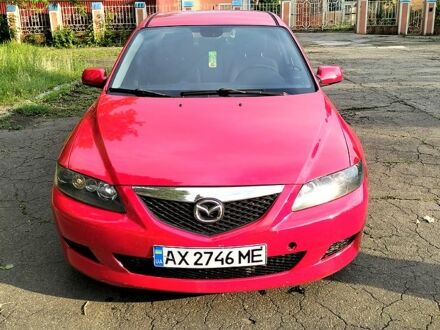 Червоний Мазда 6, об'ємом двигуна 2 л та пробігом 203 тис. км за 3650 $, фото 1 на Automoto.ua