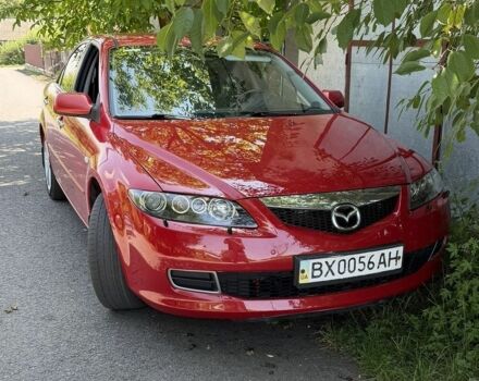 Красный Мазда 6, объемом двигателя 2 л и пробегом 217 тыс. км за 5900 $, фото 1 на Automoto.ua
