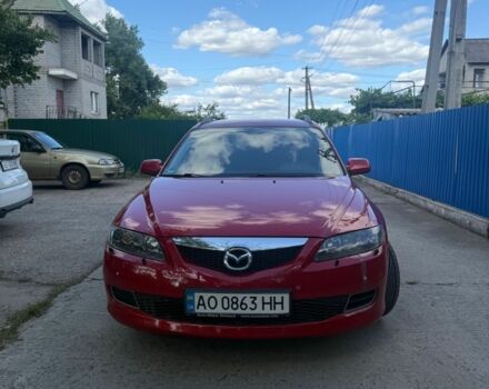 Червоний Мазда 6, об'ємом двигуна 2 л та пробігом 270 тис. км за 6000 $, фото 1 на Automoto.ua