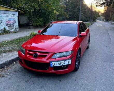 Красный Мазда 6, объемом двигателя 2.3 л и пробегом 228 тыс. км за 6500 $, фото 1 на Automoto.ua