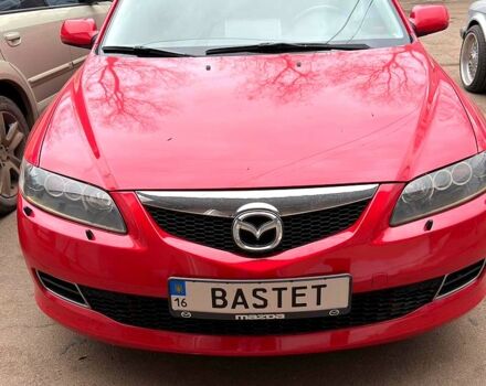 Красный Мазда 6, объемом двигателя 2 л и пробегом 149 тыс. км за 7100 $, фото 1 на Automoto.ua