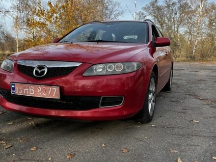 Красный Мазда 6, объемом двигателя 2 л и пробегом 307 тыс. км за 5800 $, фото 1 на Automoto.ua