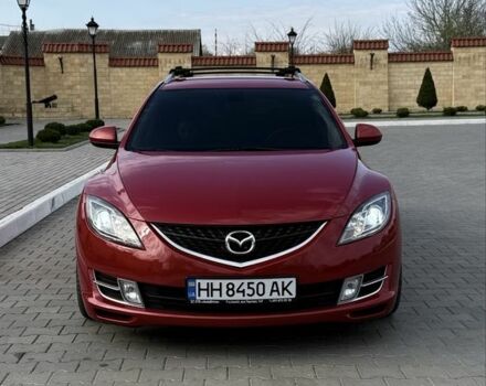 Красный Мазда 6, объемом двигателя 2 л и пробегом 262 тыс. км за 7600 $, фото 1 на Automoto.ua