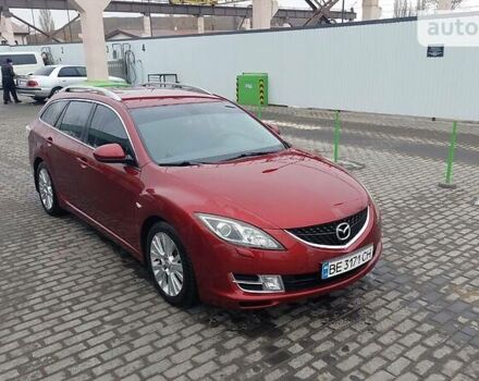 Красный Мазда 6, объемом двигателя 2 л и пробегом 260 тыс. км за 6743 $, фото 1 на Automoto.ua