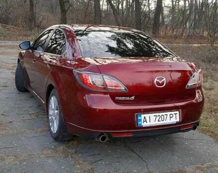 Красный Мазда 6, объемом двигателя 2 л и пробегом 210 тыс. км за 7300 $, фото 1 на Automoto.ua