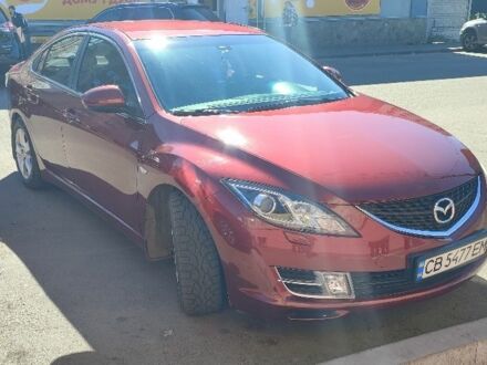 Червоний Мазда 6, об'ємом двигуна 2 л та пробігом 153 тис. км за 6740 $, фото 1 на Automoto.ua