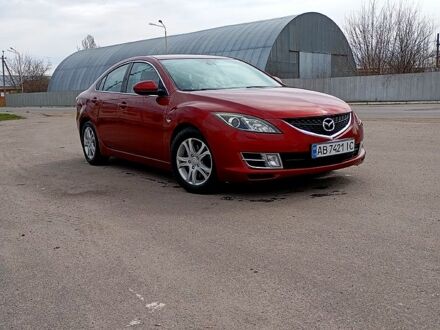 Красный Мазда 6, объемом двигателя 2 л и пробегом 332 тыс. км за 6550 $, фото 1 на Automoto.ua