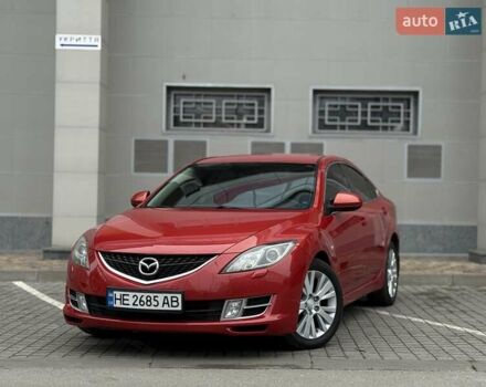 Красный Мазда 6, объемом двигателя 2 л и пробегом 213 тыс. км за 7700 $, фото 1 на Automoto.ua