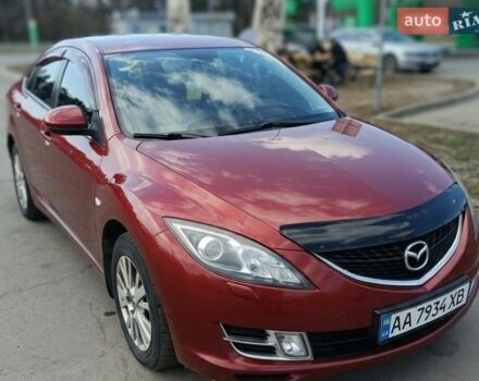 Красный Мазда 6, объемом двигателя 2 л и пробегом 232 тыс. км за 7500 $, фото 1 на Automoto.ua