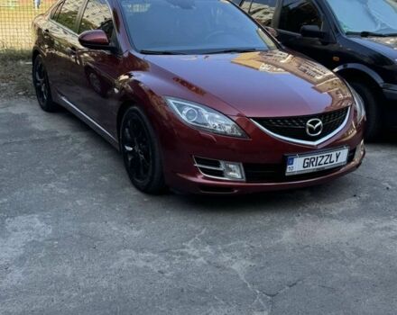 Красный Мазда 6, объемом двигателя 2 л и пробегом 190 тыс. км за 7200 $, фото 1 на Automoto.ua