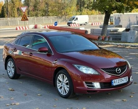 Красный Мазда 6, объемом двигателя 2 л и пробегом 191 тыс. км за 6700 $, фото 1 на Automoto.ua