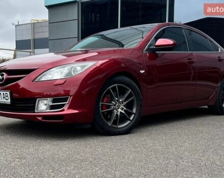 Красный Мазда 6, объемом двигателя 2 л и пробегом 250 тыс. км за 8350 $, фото 1 на Automoto.ua