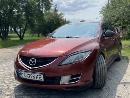 Красный Мазда 6, объемом двигателя 2.2 л и пробегом 376 тыс. км за 6500 $, фото 1 на Automoto.ua