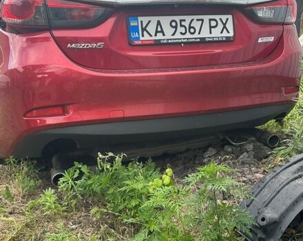 Червоний Мазда 6, об'ємом двигуна 2 л та пробігом 104 тис. км за 5500 $, фото 1 на Automoto.ua