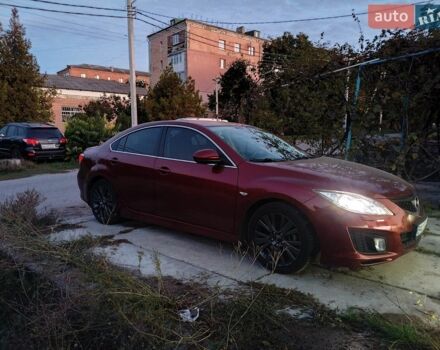 Красный Мазда 6, объемом двигателя 2 л и пробегом 111 тыс. км за 7800 $, фото 1 на Automoto.ua