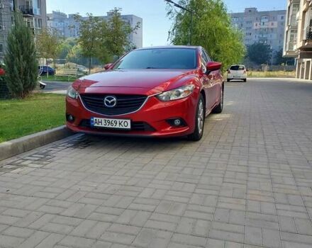 Красный Мазда 6, объемом двигателя 2 л и пробегом 100 тыс. км за 13500 $, фото 1 на Automoto.ua