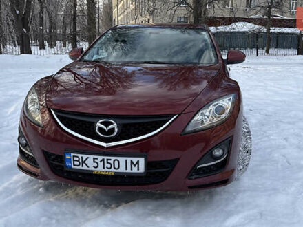 Красный Мазда 6, объемом двигателя 2 л и пробегом 147 тыс. км за 10000 $, фото 1 на Automoto.ua