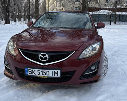 Красный Мазда 6, объемом двигателя 2 л и пробегом 147 тыс. км за 10000 $, фото 1 на Automoto.ua