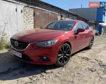 Красный Мазда 6, объемом двигателя 2.49 л и пробегом 156 тыс. км за 11600 $, фото 1 на Automoto.ua