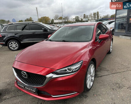 Красный Мазда 6, объемом двигателя 2.49 л и пробегом 182 тыс. км за 11990 $, фото 1 на Automoto.ua