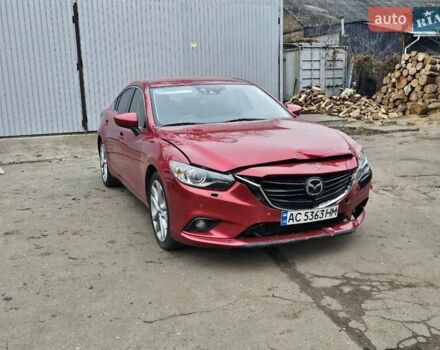 Червоний Мазда 6, об'ємом двигуна 2.19 л та пробігом 200 тис. км за 6800 $, фото 1 на Automoto.ua