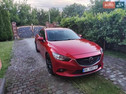 Красный Мазда 6, объемом двигателя 2.5 л и пробегом 252 тыс. км за 10500 $, фото 1 на Automoto.ua