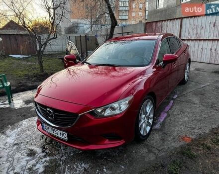 Красный Мазда 6, объемом двигателя 2.49 л и пробегом 130 тыс. км за 12500 $, фото 1 на Automoto.ua