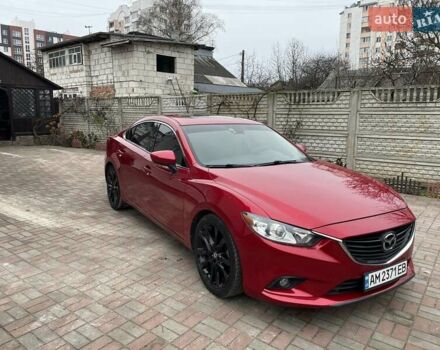 Красный Мазда 6, объемом двигателя 2.49 л и пробегом 179 тыс. км за 9900 $, фото 1 на Automoto.ua