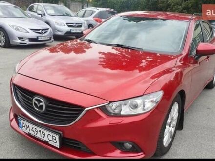Красный Мазда 6, объемом двигателя 2 л и пробегом 115 тыс. км за 12210 $, фото 1 на Automoto.ua