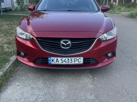 Красный Мазда 6, объемом двигателя 2 л и пробегом 220 тыс. км за 12200 $, фото 1 на Automoto.ua