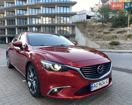Красный Мазда 6, объемом двигателя 2.49 л и пробегом 130 тыс. км за 16700 $, фото 1 на Automoto.ua