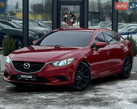 Красный Мазда 6, объемом двигателя 2.49 л и пробегом 200 тыс. км за 12500 $, фото 1 на Automoto.ua