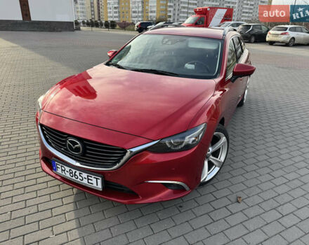 Красный Мазда 6, объемом двигателя 2.2 л и пробегом 223 тыс. км за 13050 $, фото 1 на Automoto.ua