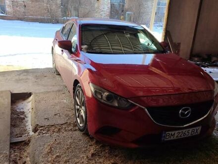 Красный Мазда 6, объемом двигателя 2.49 л и пробегом 207 тыс. км за 10300 $, фото 1 на Automoto.ua