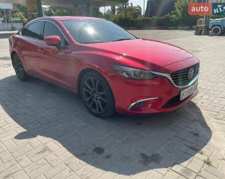 Красный Мазда 6, объемом двигателя 2.49 л и пробегом 156 тыс. км за 14999 $, фото 1 на Automoto.ua