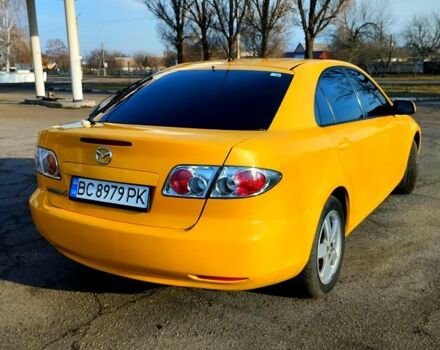 Желтый Мазда 6, объемом двигателя 2.3 л и пробегом 280 тыс. км за 3900 $, фото 5 на Automoto.ua