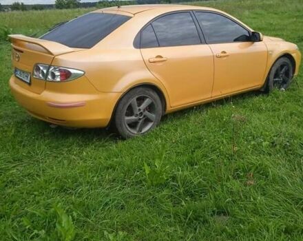 Желтый Мазда 6, объемом двигателя 2 л и пробегом 133 тыс. км за 3700 $, фото 3 на Automoto.ua