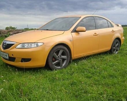 Желтый Мазда 6, объемом двигателя 2 л и пробегом 133 тыс. км за 3700 $, фото 1 на Automoto.ua