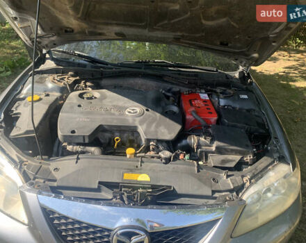 Серый Мазда 6, объемом двигателя 2 л и пробегом 365 тыс. км за 5500 $, фото 5 на Automoto.ua