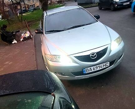 Серый Мазда 6, объемом двигателя 2 л и пробегом 211 тыс. км за 4200 $, фото 1 на Automoto.ua
