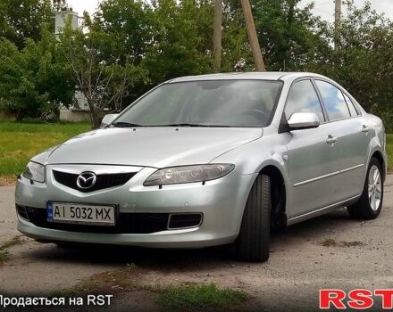 Серый Мазда 6, объемом двигателя 2 л и пробегом 215 тыс. км за 4800 $, фото 1 на Automoto.ua