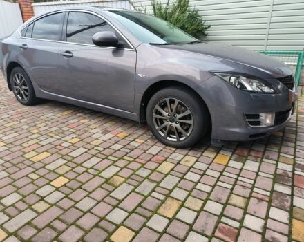 Серый Мазда 6, объемом двигателя 2 л и пробегом 212 тыс. км за 6500 $, фото 2 на Automoto.ua