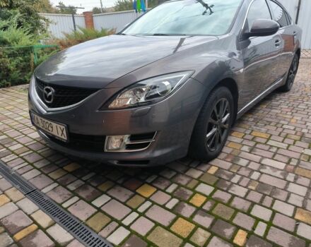 Серый Мазда 6, объемом двигателя 2 л и пробегом 212 тыс. км за 6500 $, фото 1 на Automoto.ua