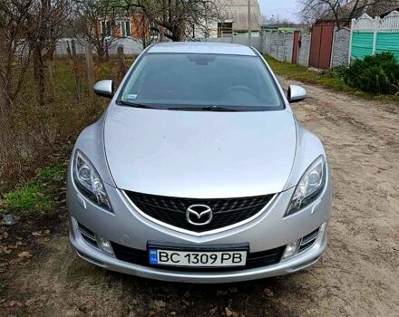 Серый Мазда 6, объемом двигателя 2 л и пробегом 348 тыс. км за 6450 $, фото 1 на Automoto.ua