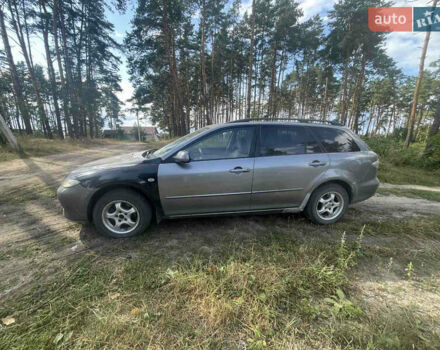 Серый Мазда 6, объемом двигателя 2 л и пробегом 343 тыс. км за 2900 $, фото 1 на Automoto.ua