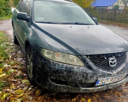 Серый Мазда 6, объемом двигателя 2 л и пробегом 360 тыс. км за 1200 $, фото 1 на Automoto.ua
